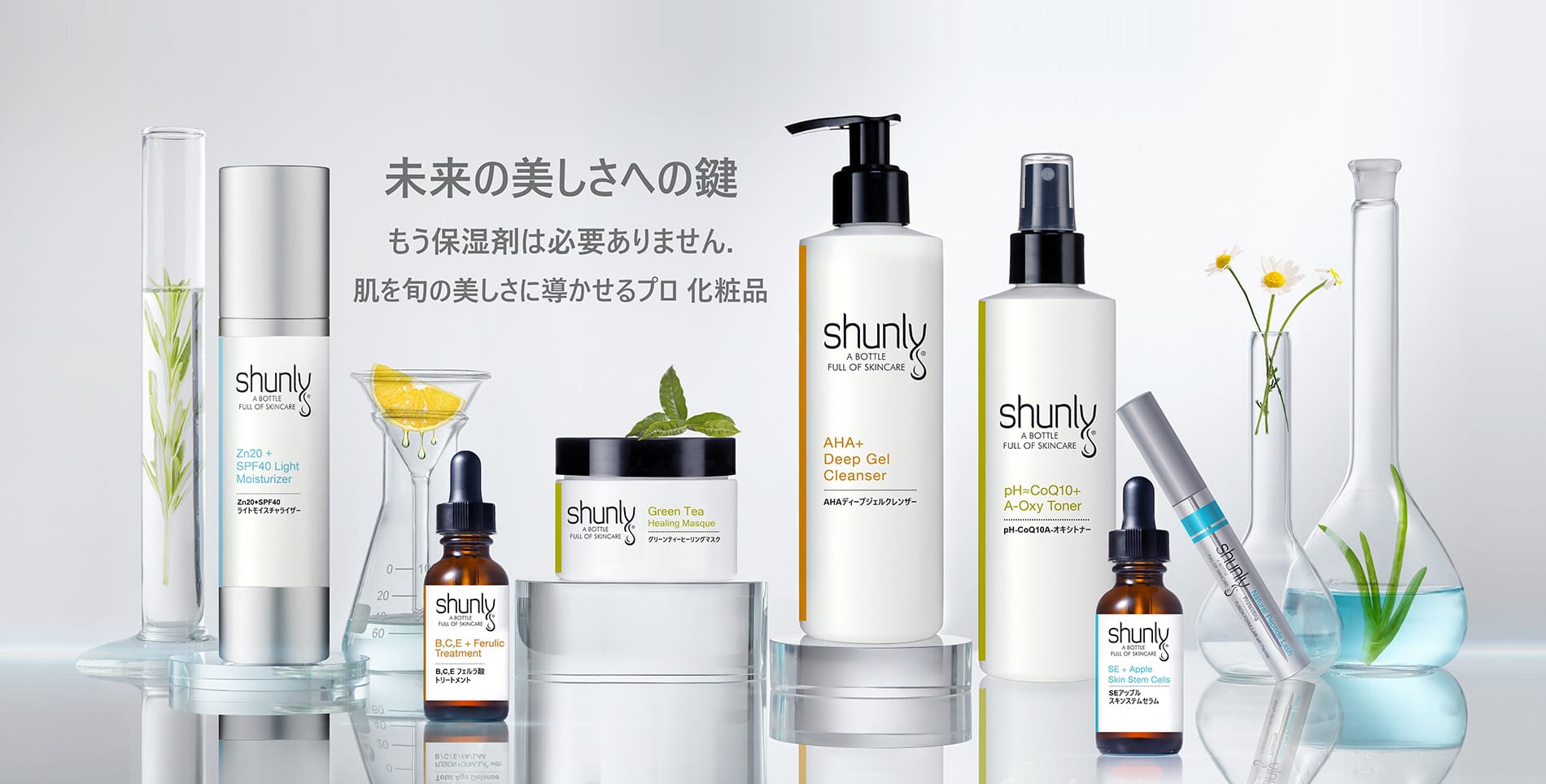 Shunly Skincare Japanese Site Coming Soon